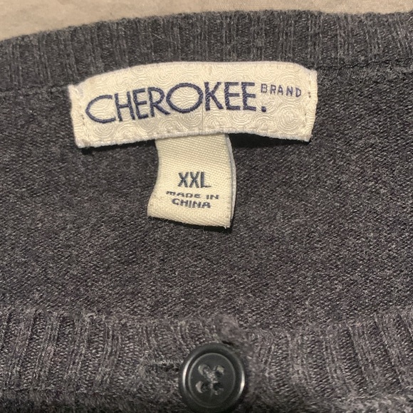 Cherokee Brand Women's Button up Cardigan sz XXL - Picture 4 of 6